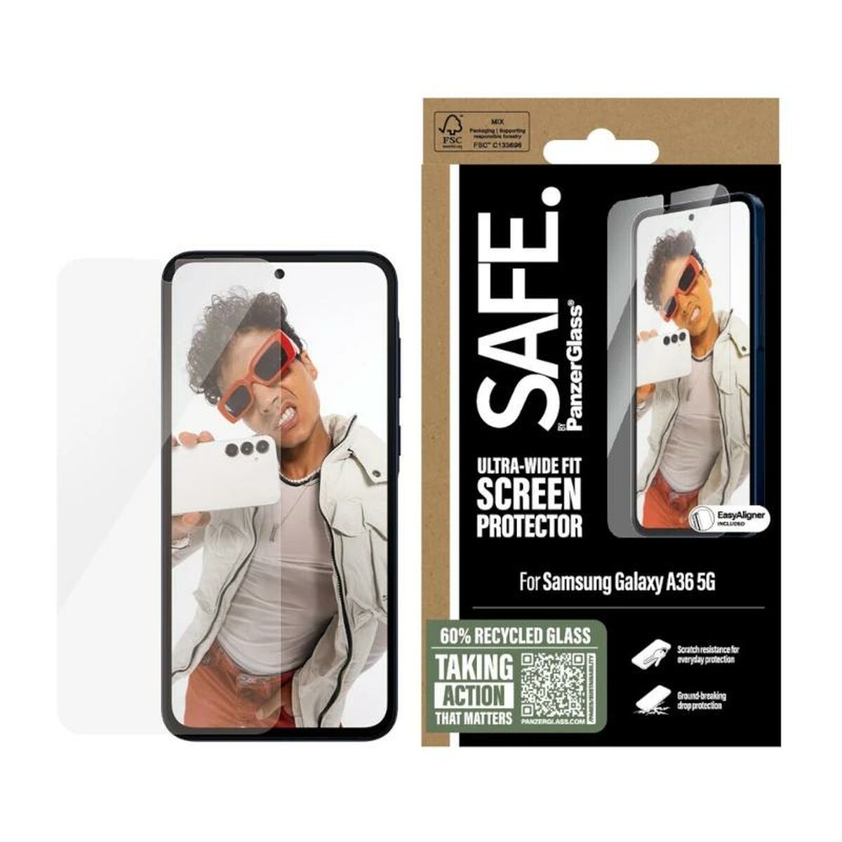 Picture of Mobile cover PanzerGlass SAFE Transparent