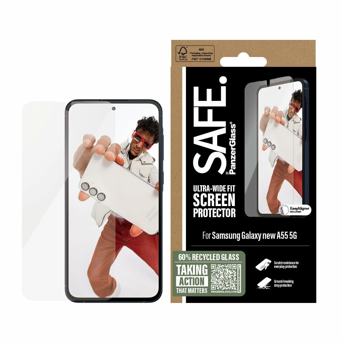 Picture of Mobile cover PanzerGlass SAFE Transparent
