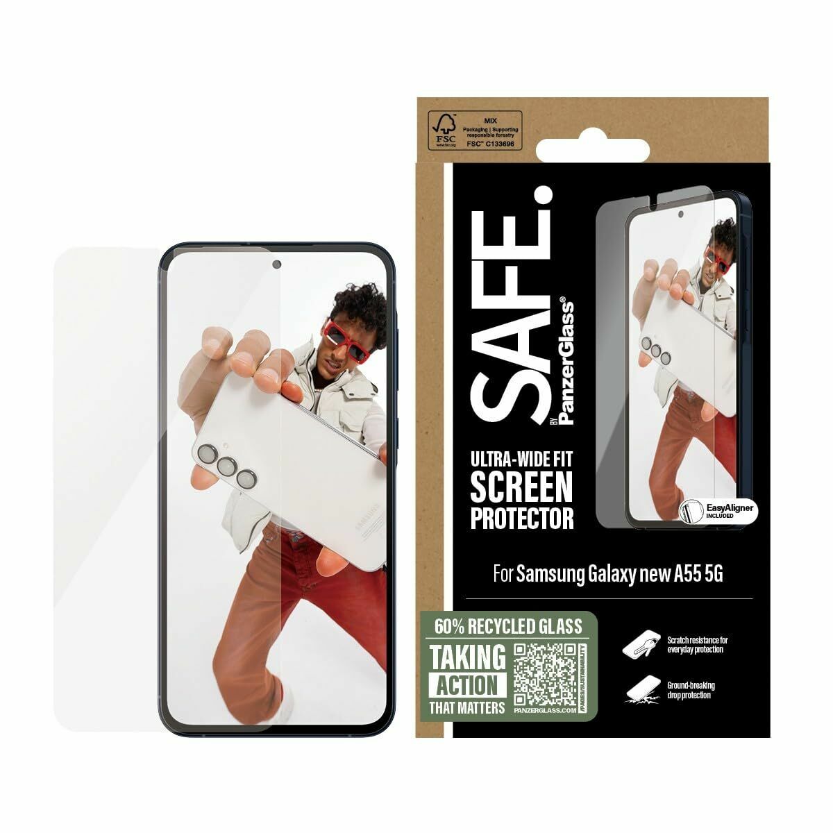 Picture of Mobile cover PanzerGlass SAFE Transparent