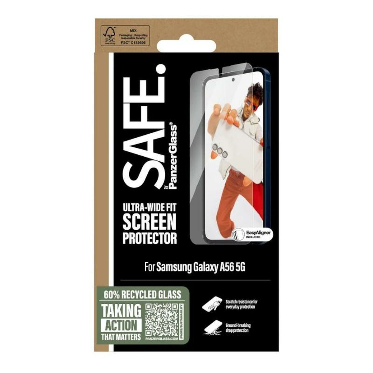Mobile cover PanzerGlass SAFE Transparent