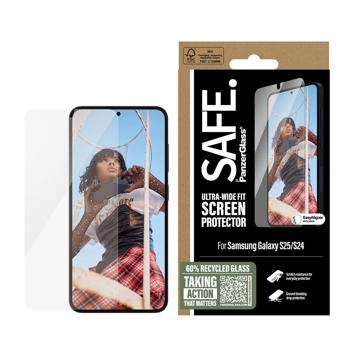 Προστατευτικό Οθόνης για Κινητά PanzerGlass Samsung S25-S24