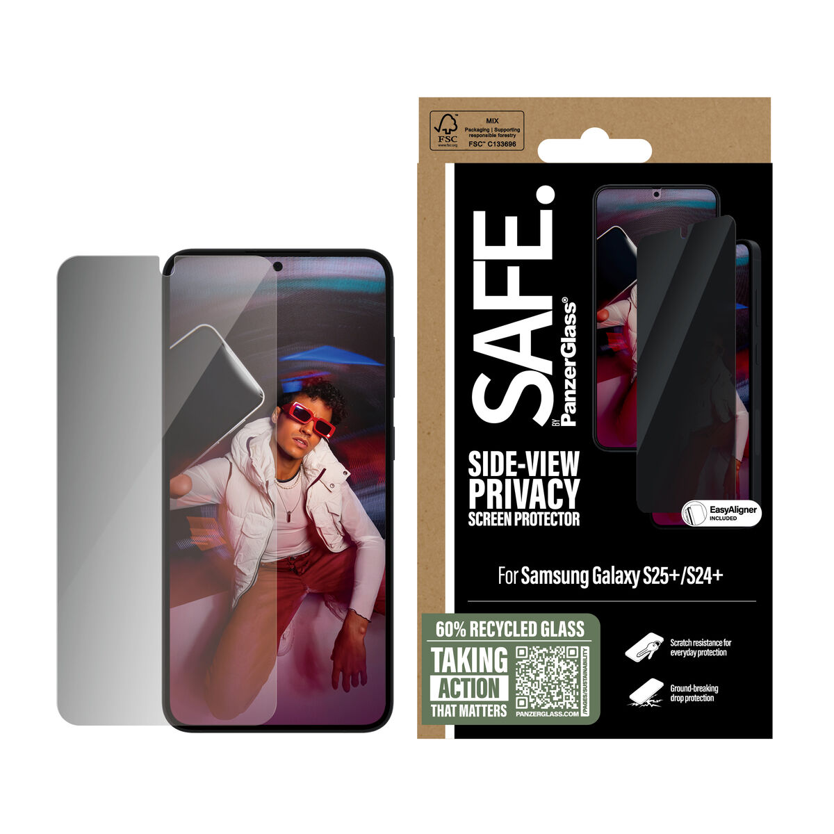 Προστατευτικό Οθόνης για Κινητά PanzerGlass Samsung S25+-S24+