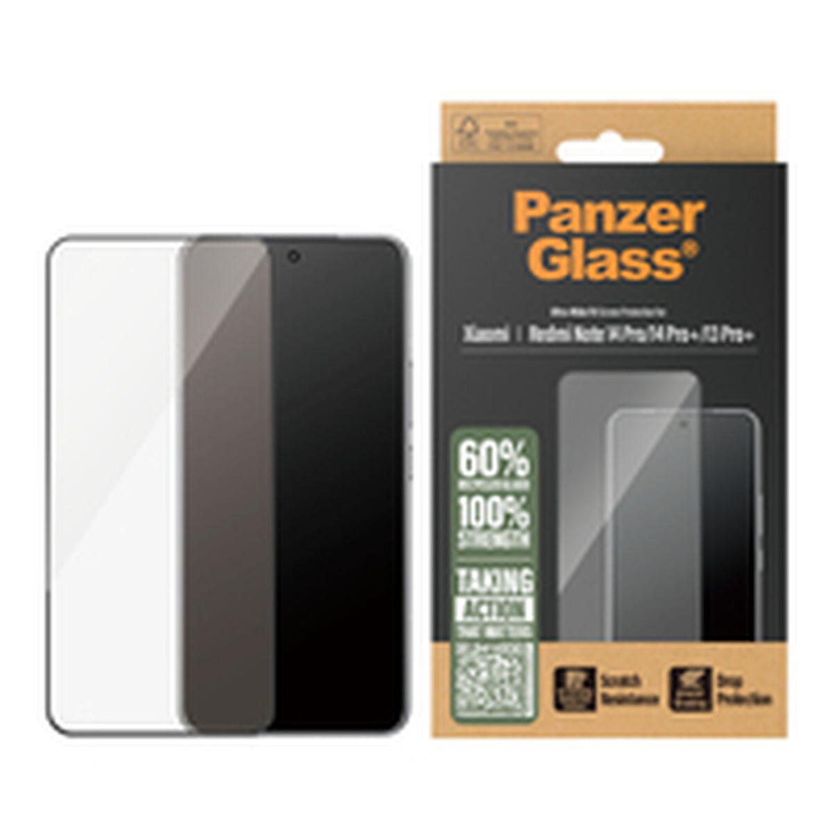 Picture of Mobile cover PanzerGlass Redmi Note 14Pro 14Pro+ 13Pro+ Transparent Xiaomi