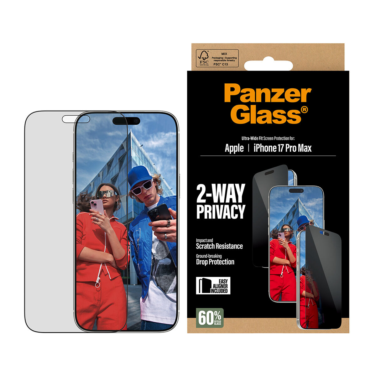 Picture of Screen Protector Panzer Glass PG75492 Apple iPhone 17 Pro Max