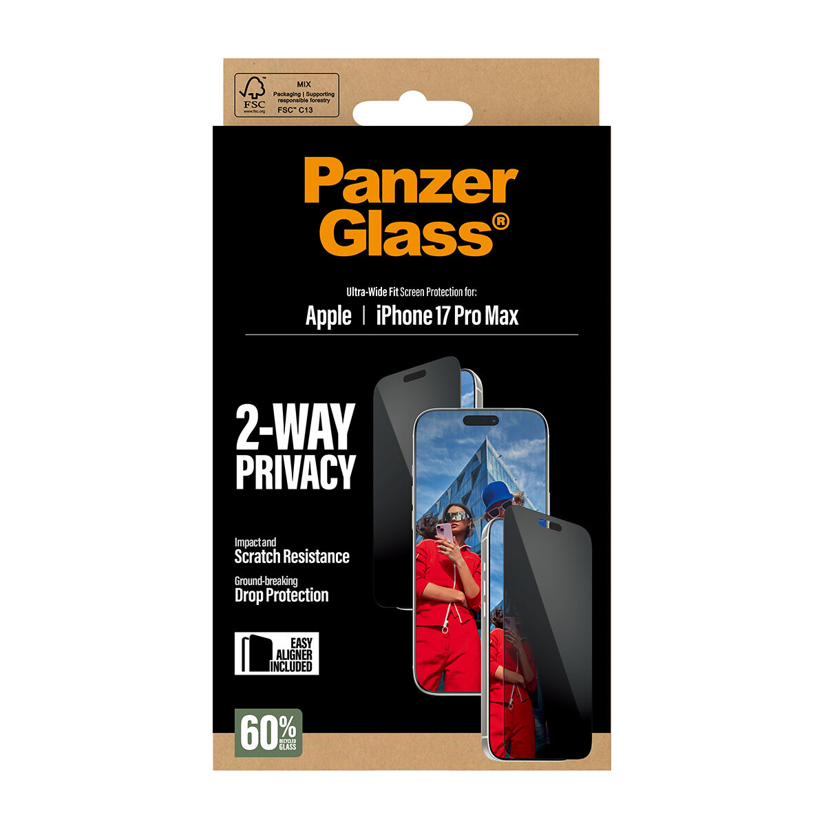 Picture of Screen Protector Panzer Glass PG75492 Apple iPhone 17 Pro Max