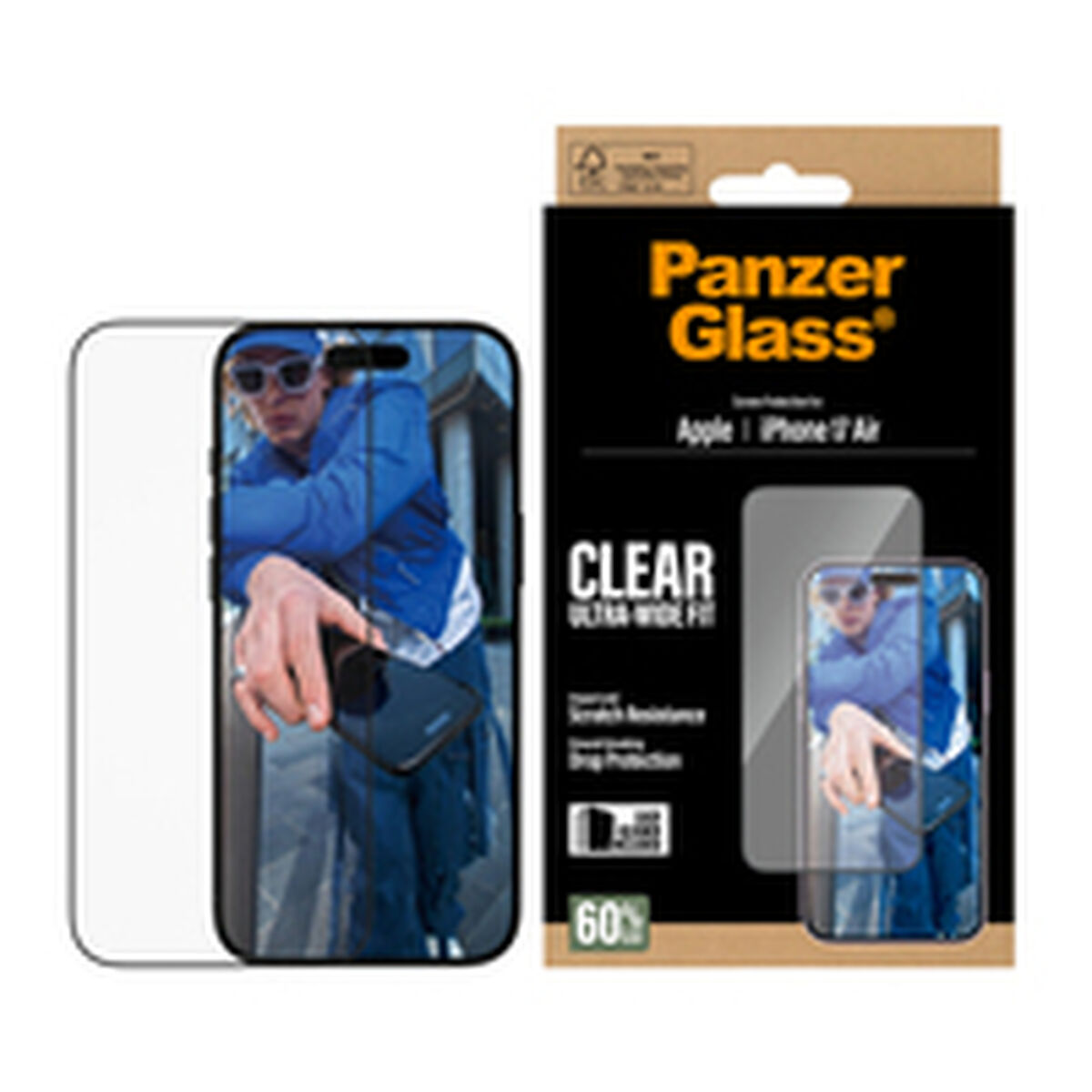 Afbeeldingen van Mobile cover PanzerGlass iPhone 17 Air Transparent Apple