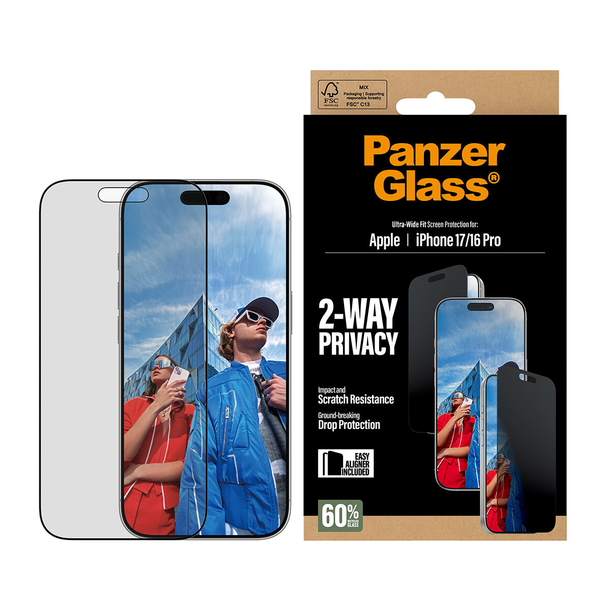 Afbeeldingen van Mobile cover PanzerGlass iPhone 17-16Pro Transparent Apple