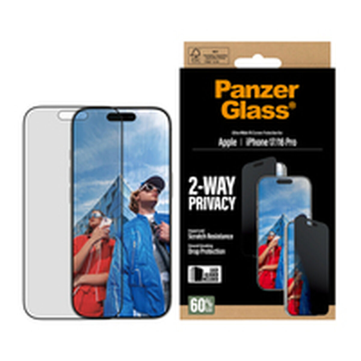 Afbeeldingen van Mobile cover PanzerGlass iPhone 17-16Pro Transparent Apple