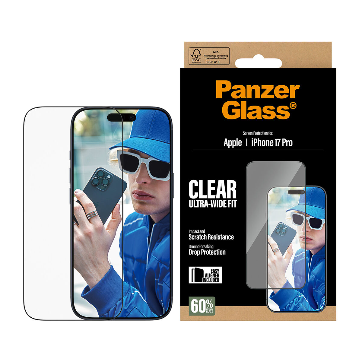 Afbeeldingen van Mobile cover PanzerGlass iPhone 17 Pro Transparent Apple