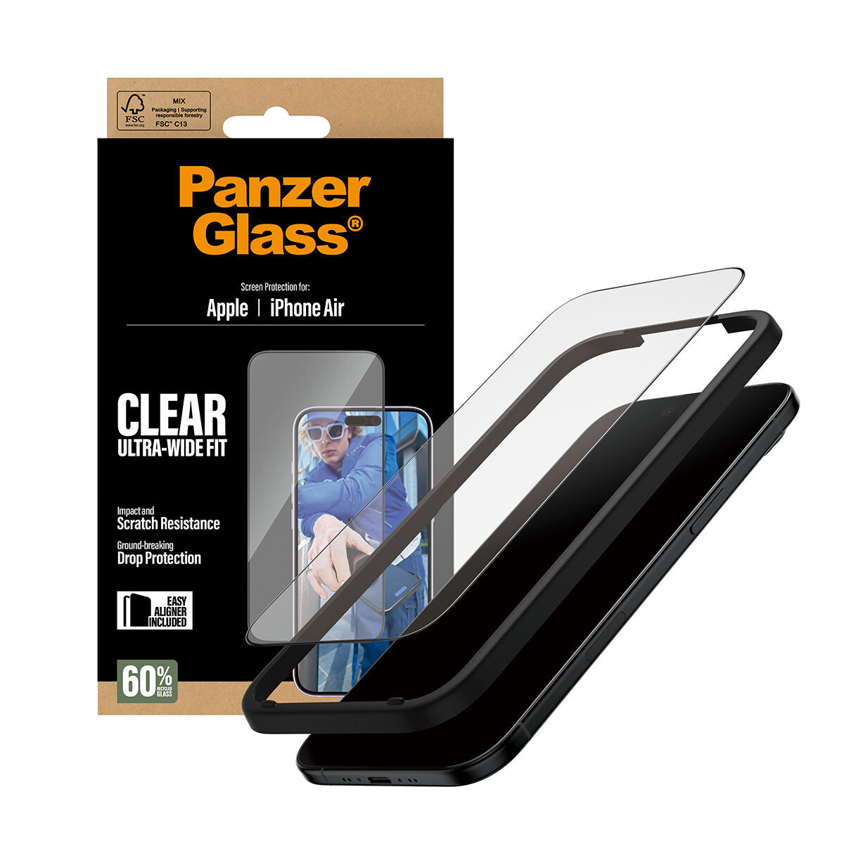 Picture of Screen Protector PanzerGlass PG76830 Transparent Apple