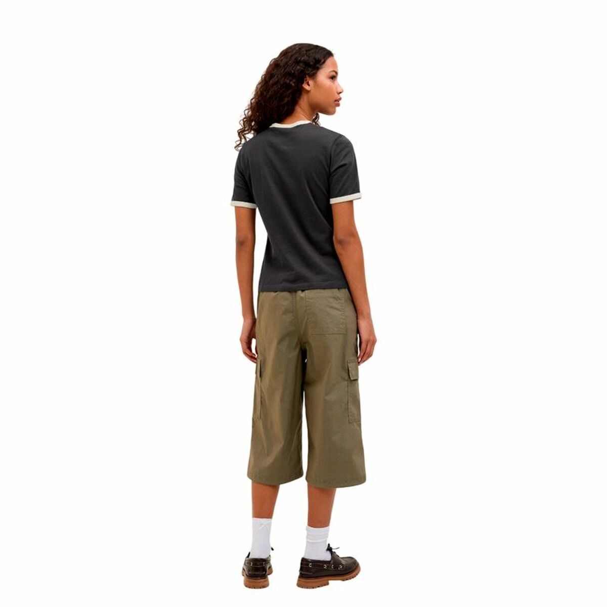 Image secondaire de T-shirt à manches courtes femme Jack & Jones Jxperle Reg Fit Noir