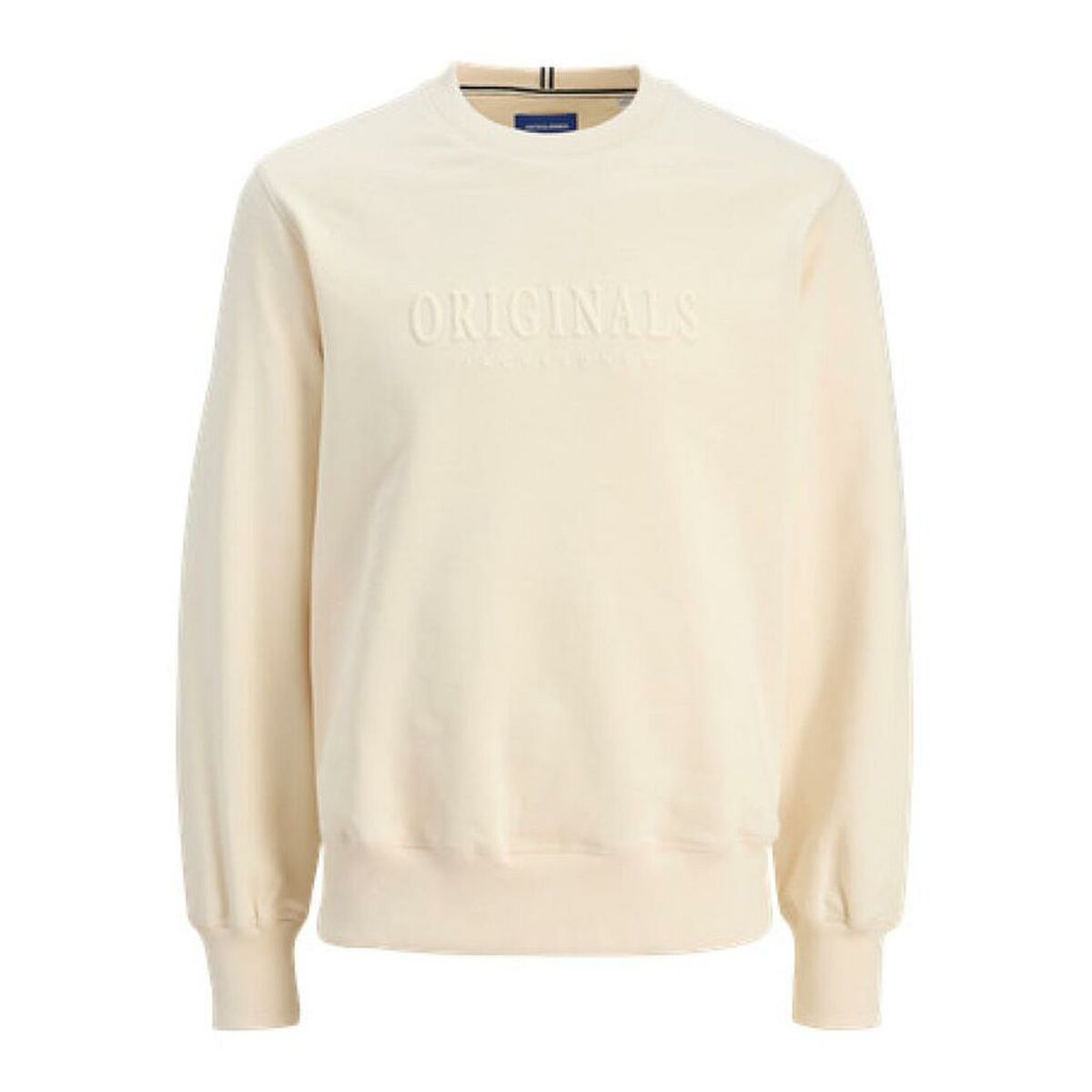Sweat sans capuche homme Jack & Jones JORFREDERIKSBERG Blanc