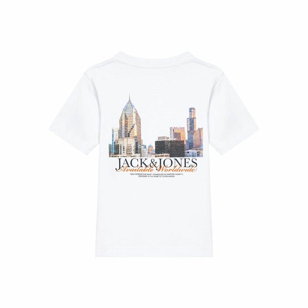 Child’s Short Sleeve T-Shirt Jack & Jones Jorboston Photo w Neck