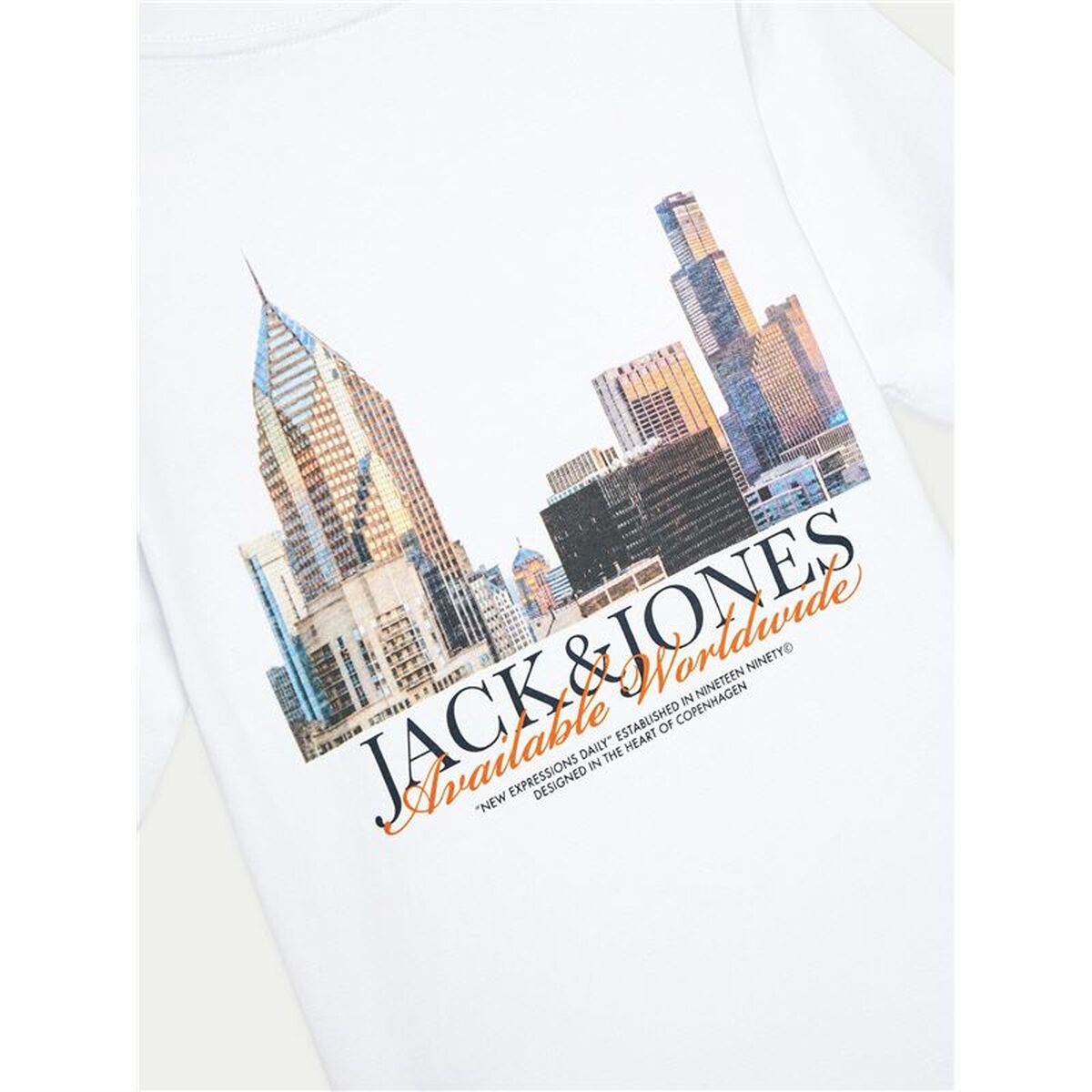 Child’s Short Sleeve T-Shirt Jack & Jones Jorboston Photo w Neck