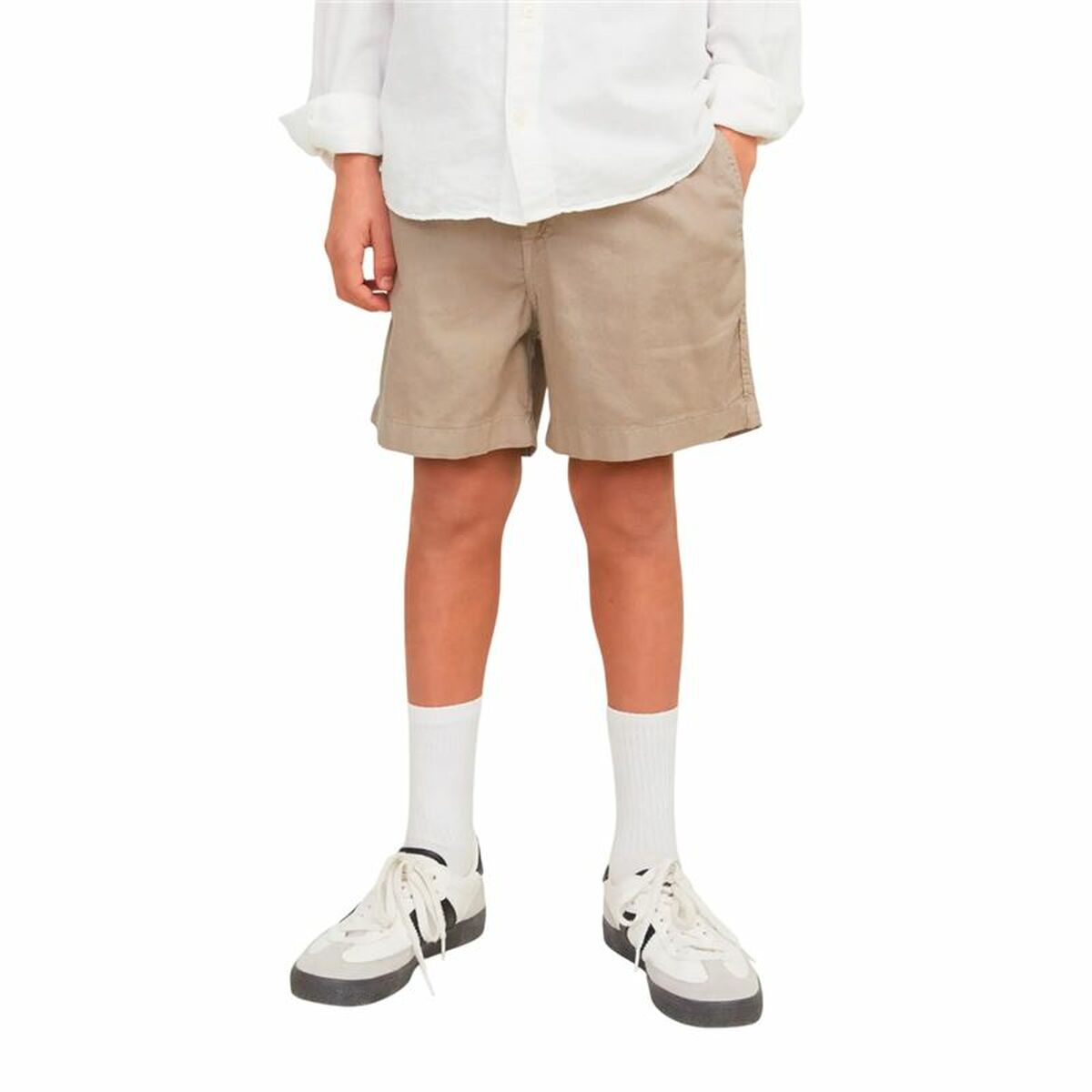 Shorts Jack & Jones Jpstjaiden Jjcampaign White Natural Children’s Unisex
