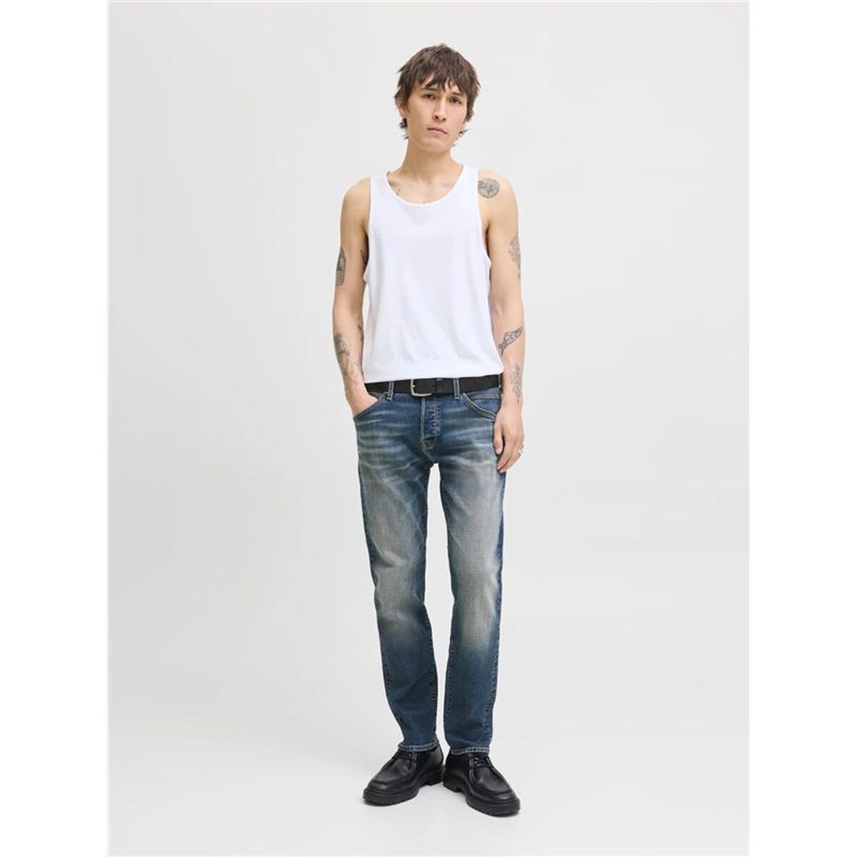 Herenjeans Jack & Jones Jjimike Jjfox Cb 082 Blauw