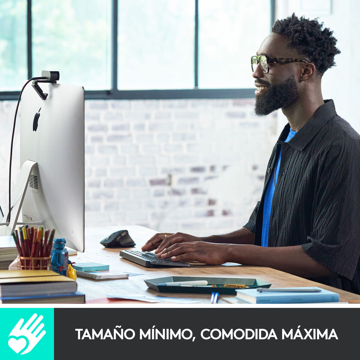 Picture of Keyboard Logitech MX Keys Mini Grey Silver Spanish Qwerty QWERTY