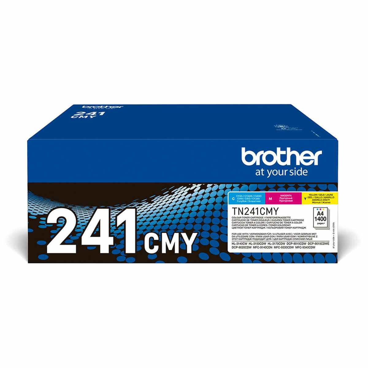 Picture of Original Ink Cartridge Brother TN241CMY Yellow Cyan Magenta