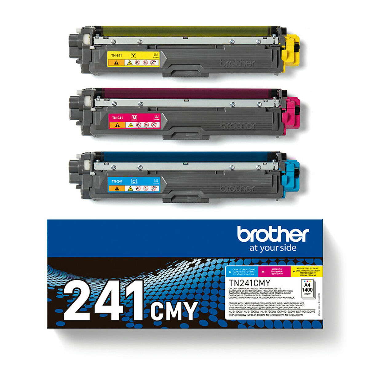 Picture of Original Ink Cartridge Brother TN241CMY Yellow Cyan Magenta