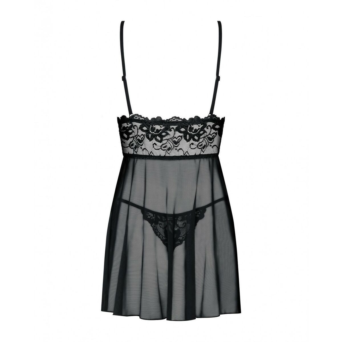Underwear Set Obsessive Idillia babydoll Black
