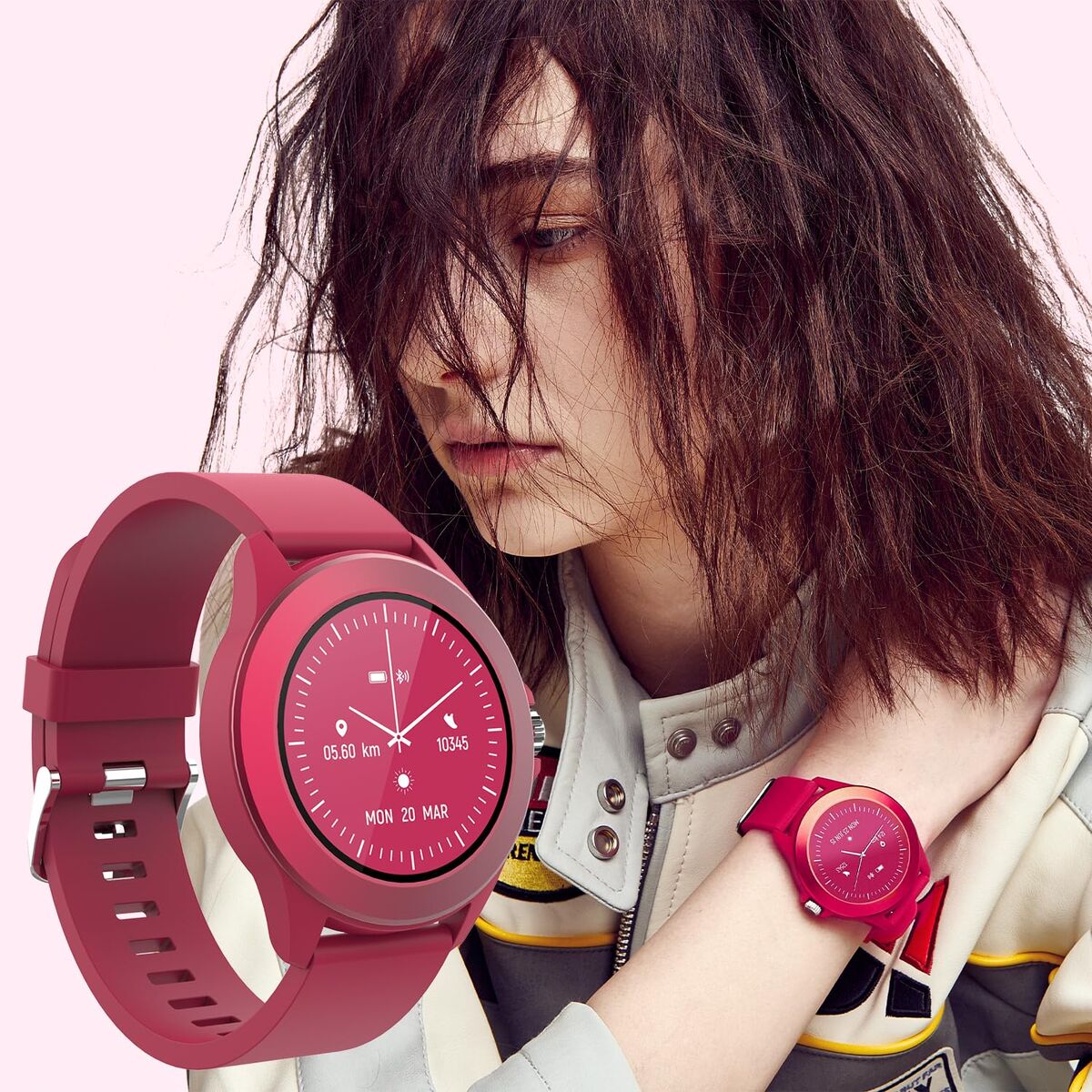 Smartwatch Forever CW-300 Pink 1,2"