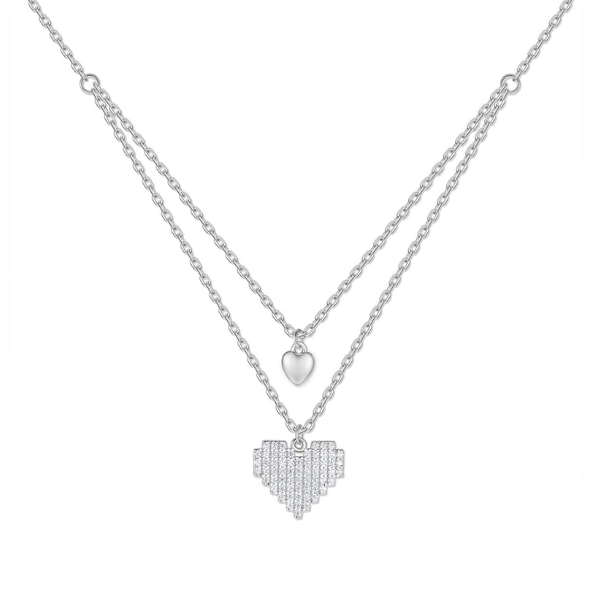 Ketting Dames New Bling 9NB-1721 Zilverkleurig