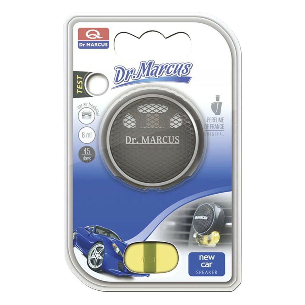 Car Air Freshener Dr Marcus Speaker New Car 8 ml Plastic 12 Pieces (8 Units)
