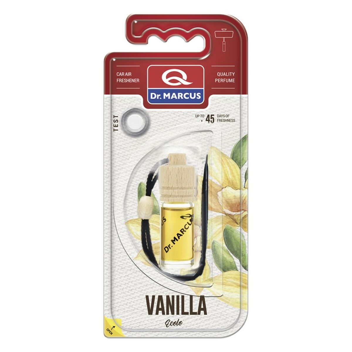 Car Air Freshener Dr Marcus ECOLO VANILLA Vanilla 4,5 ml Wood Glass