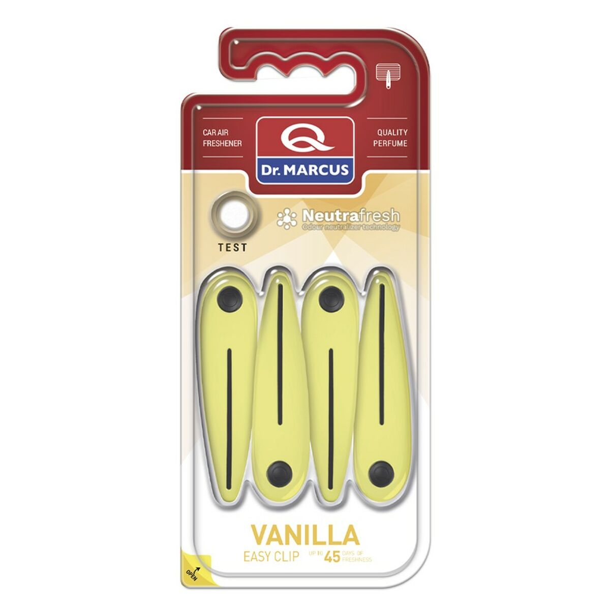 Car Air Freshener Dr Marcus EASY CLIP VANILLA Vanilla Plastic