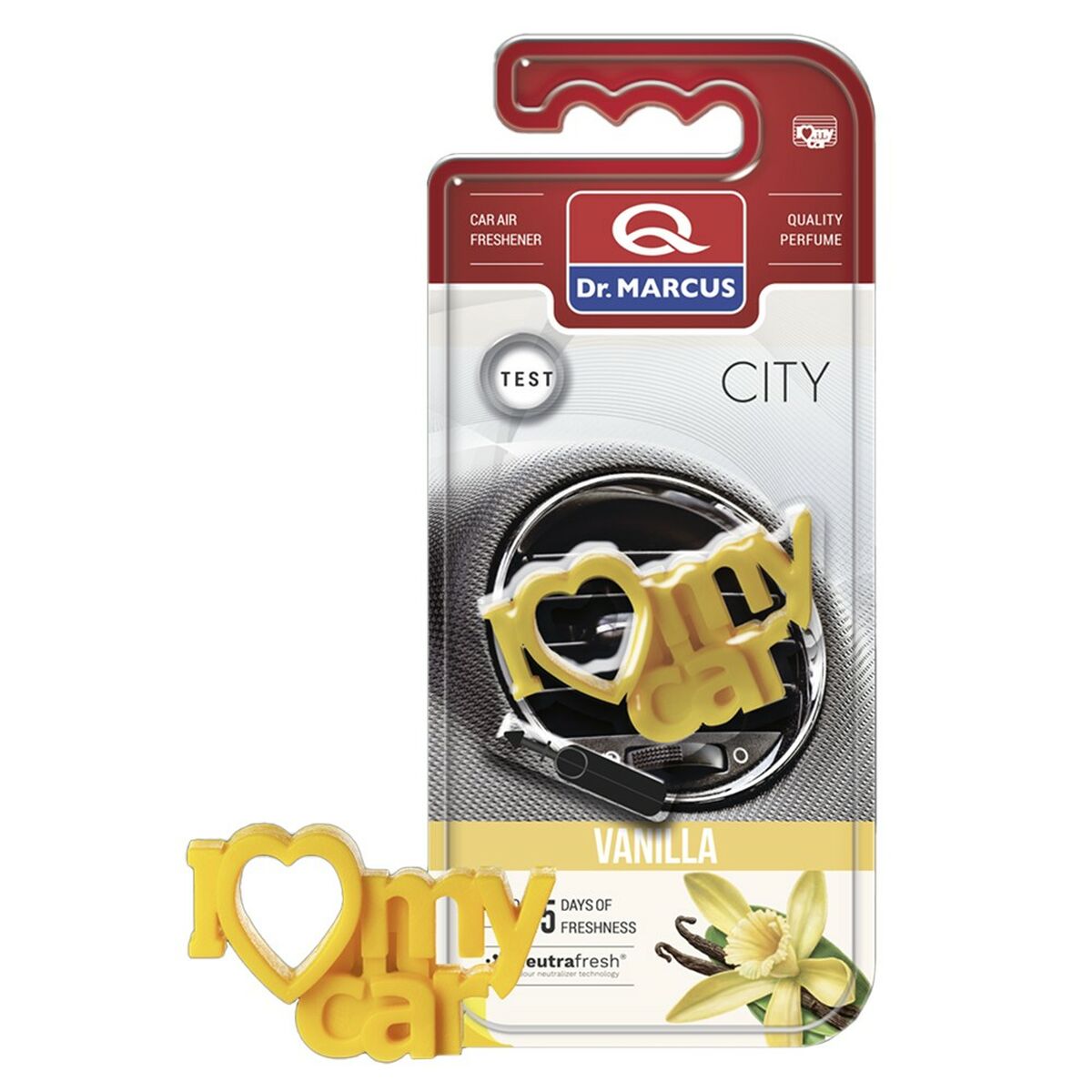 Désodorisant Pour Voiture Dr Marcus City Vanille Plastique Parfum