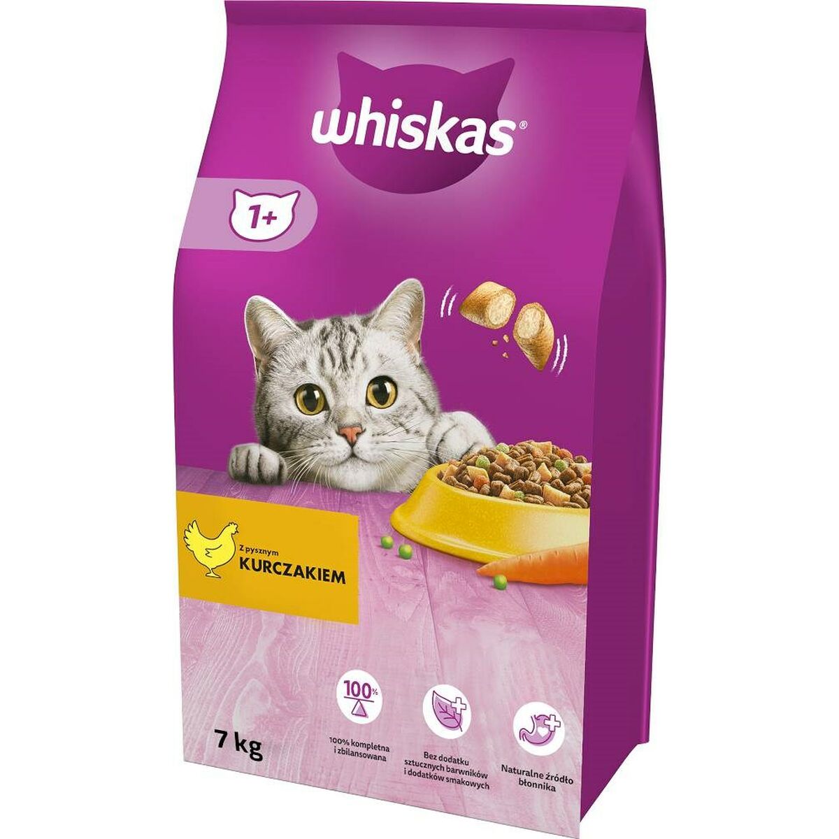 Aliments pour chat Whiskas Adult Poulet 7 kg