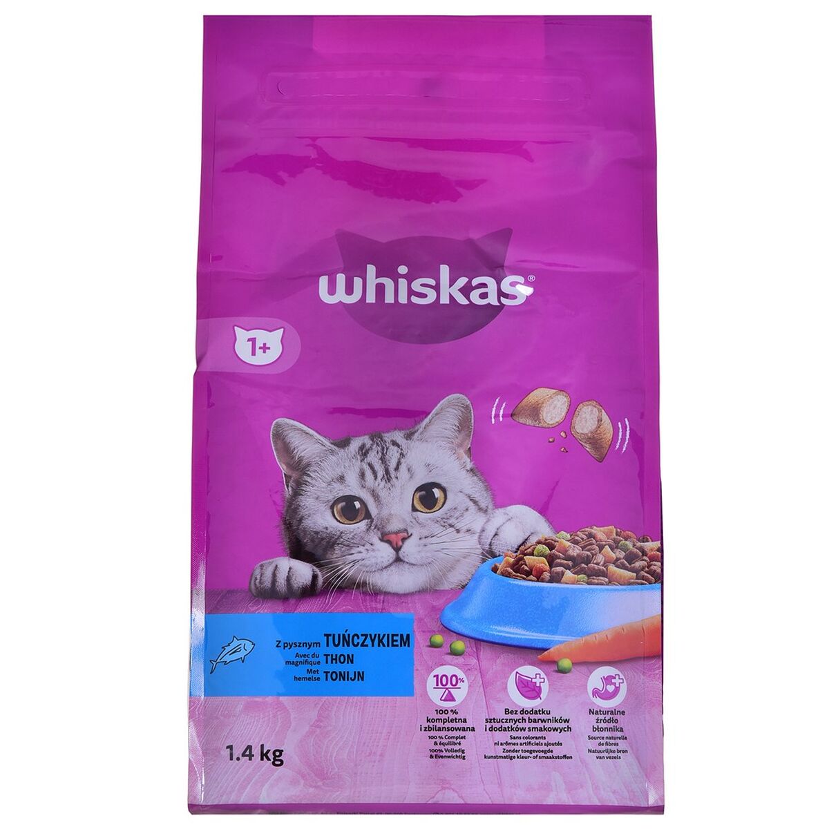 Aliments pour chat Whiskas Thon 1,4 Kg