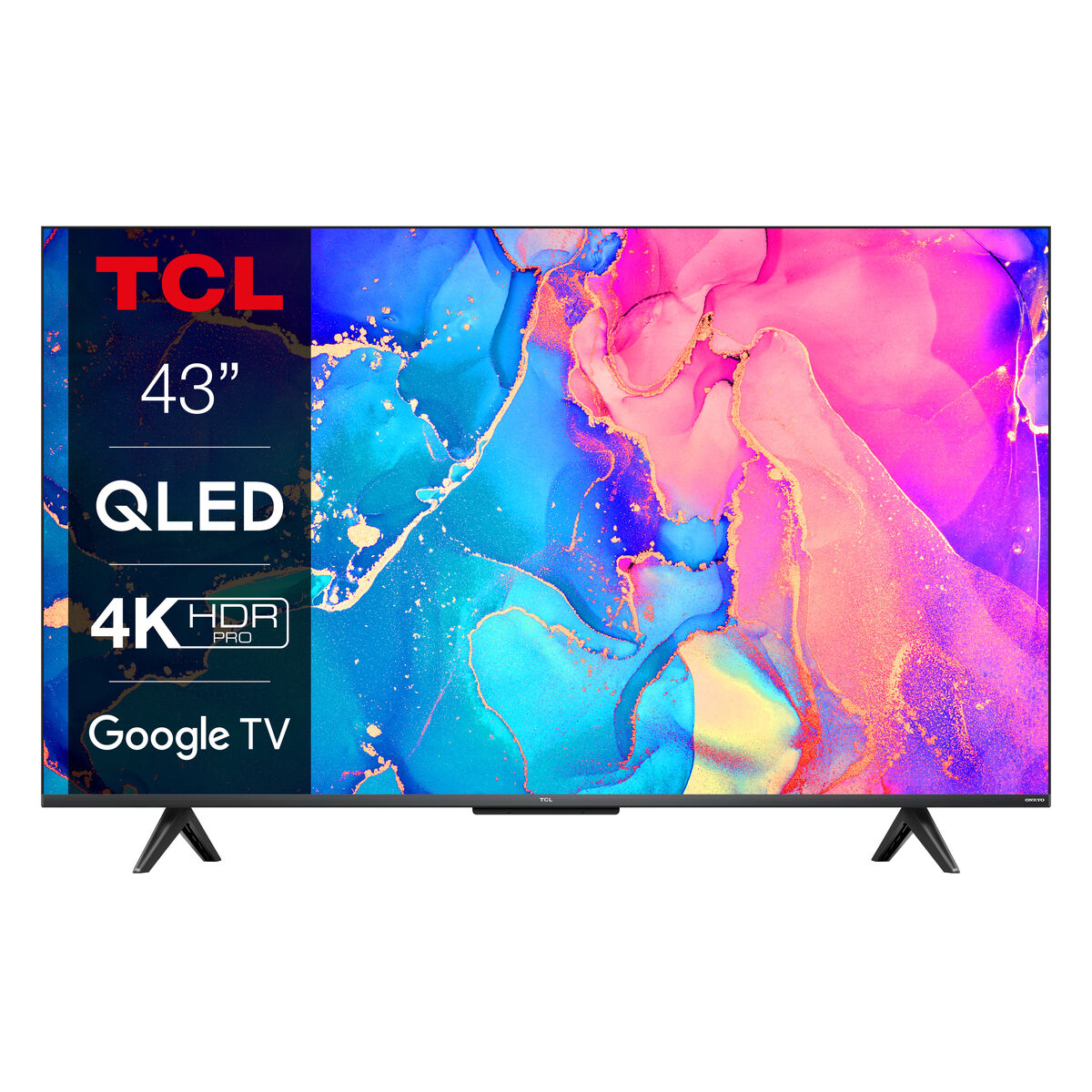 TV intelligente TCL 43C631 Google TV QLED 4K HDR