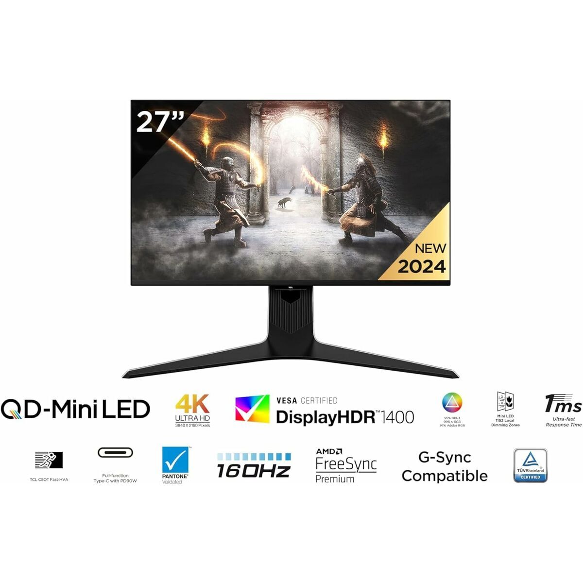 Picture of Monitor TCL 27R83U 4K Ultra HD 27"