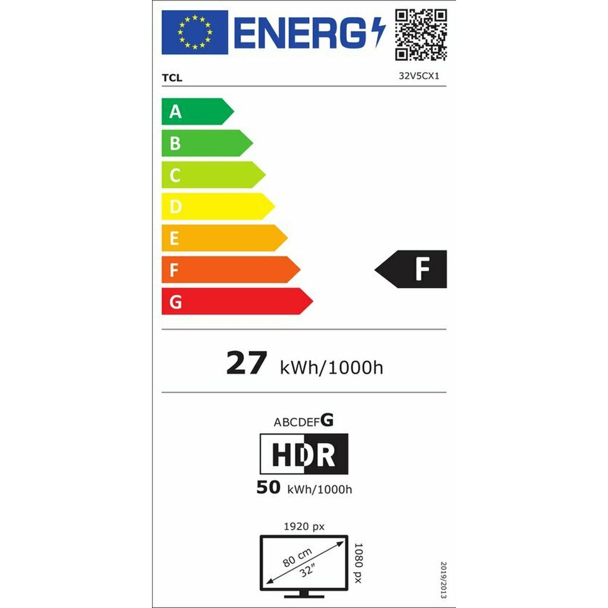 Afbeeldingen van Smart TV TCL 32V5C Full HD 32" HDR HDR10 QLED