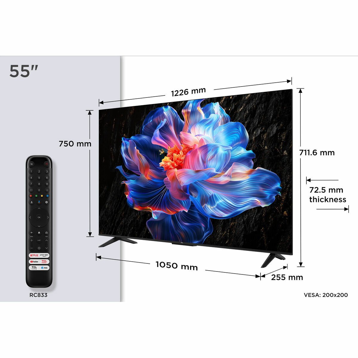 Afbeeldingen van Smart TV TCL 55P6K 55" 4K Ultra HD LED HDR