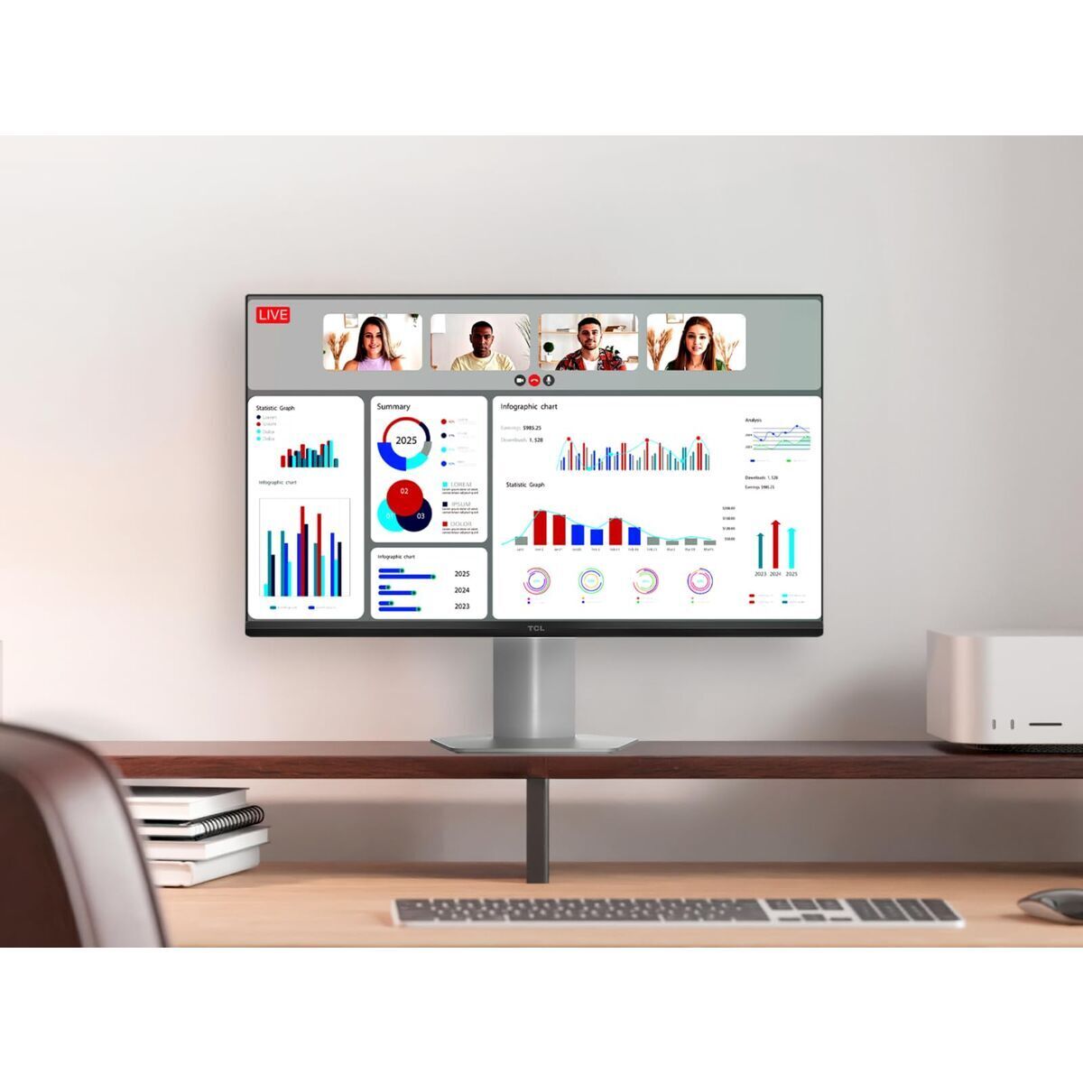Bild von Monitor TCL 25G54 25" Full HD