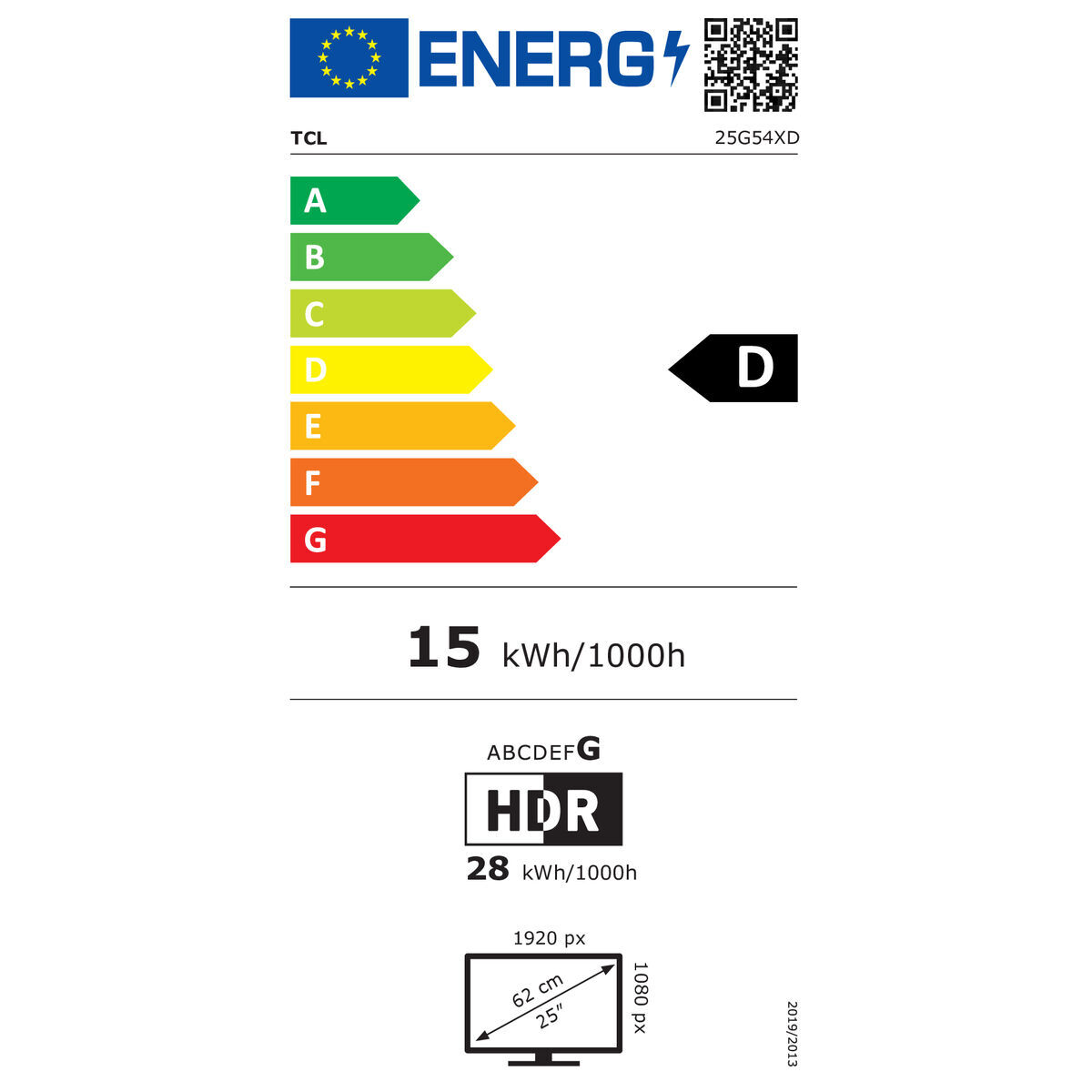 Picture of Monitor TCL 25G54 25" Full HD