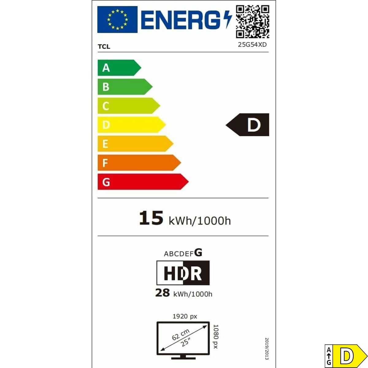 Picture of Monitor TCL 25G54 25" Full HD