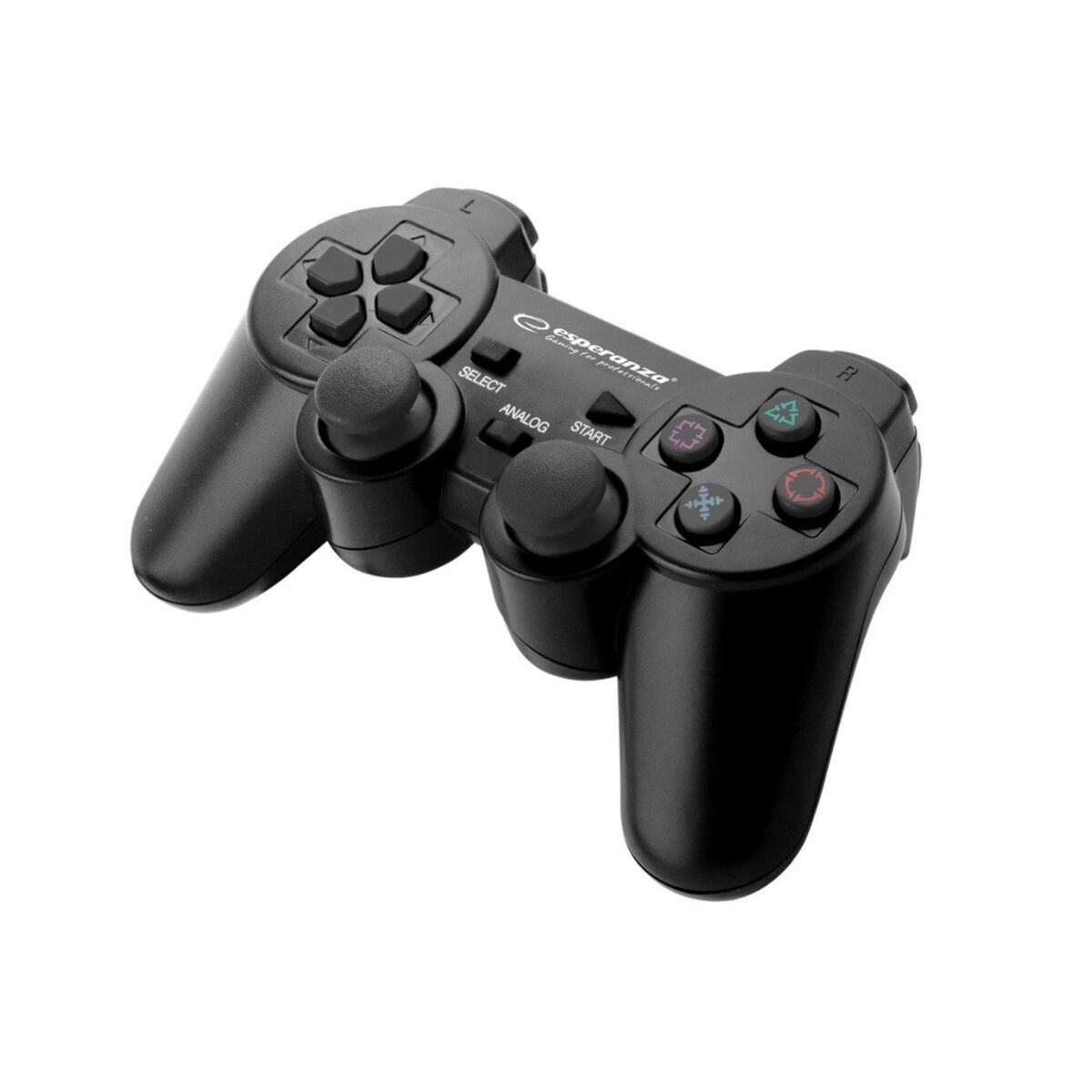 Contrôle des jeux Esperanza EGG107K PlayStation 3 PC USB 2.0 Noir