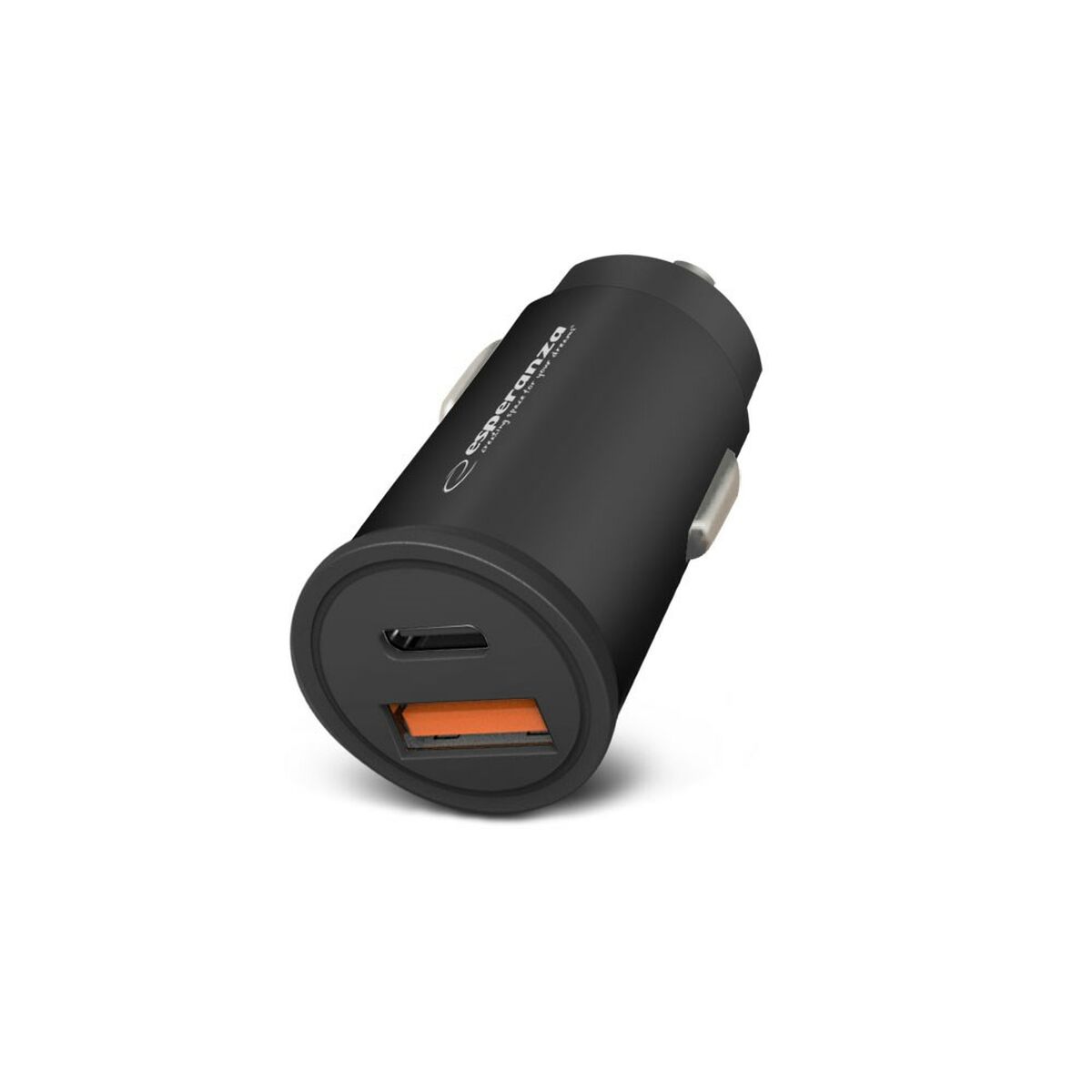 Afbeeldingen van Car Charger Esperanza EZC111K Black 20 W