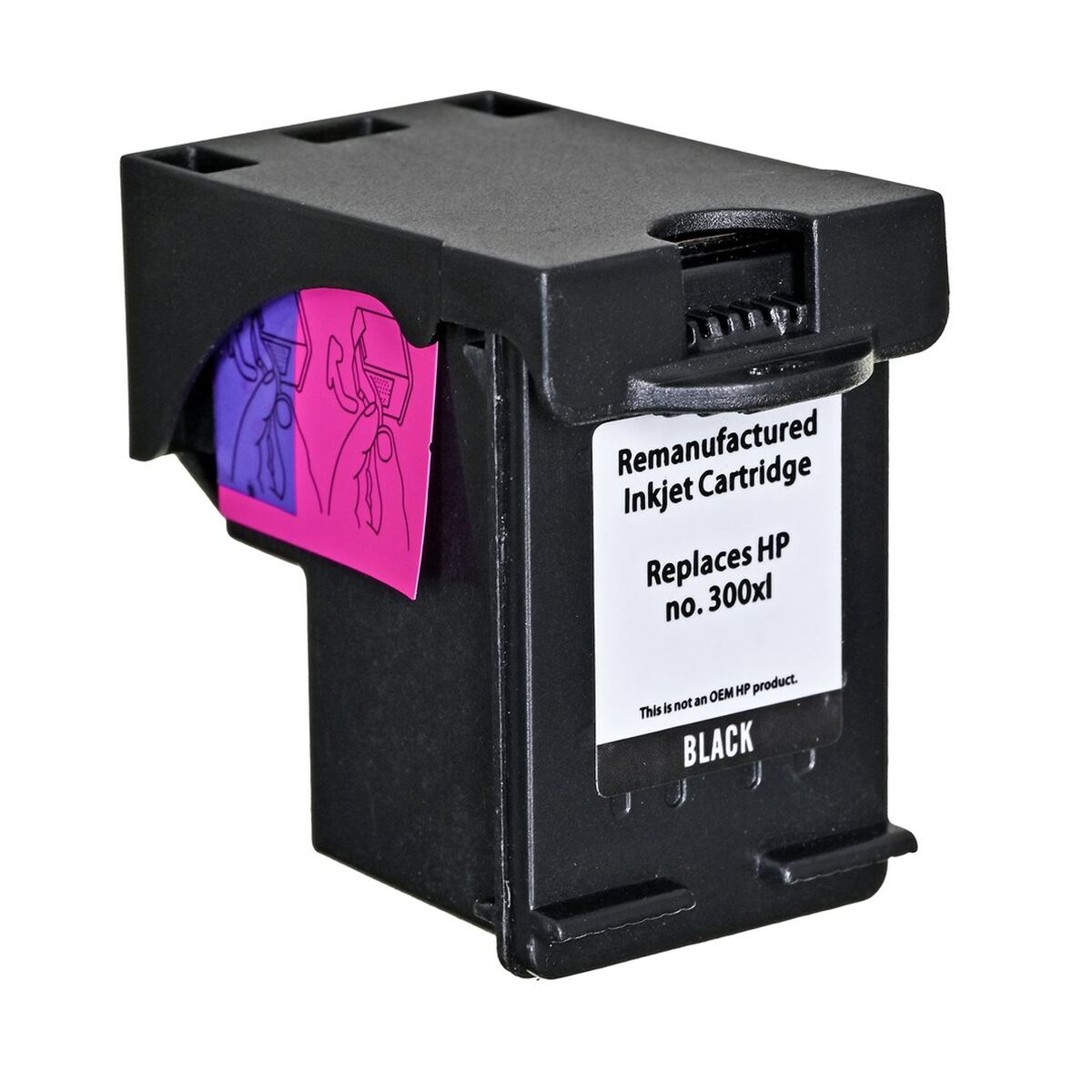 Image secondaire de Cartouche d'encre originale Superbulk HP 300XL CC641 reg B-H300Bk Noir