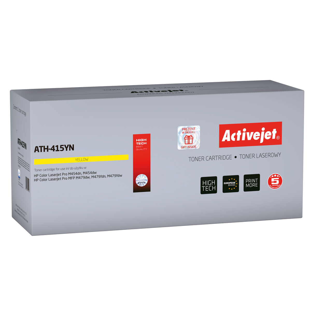 Toner Activejet ATH-415YN CHIP                  2100 Pages Jaune