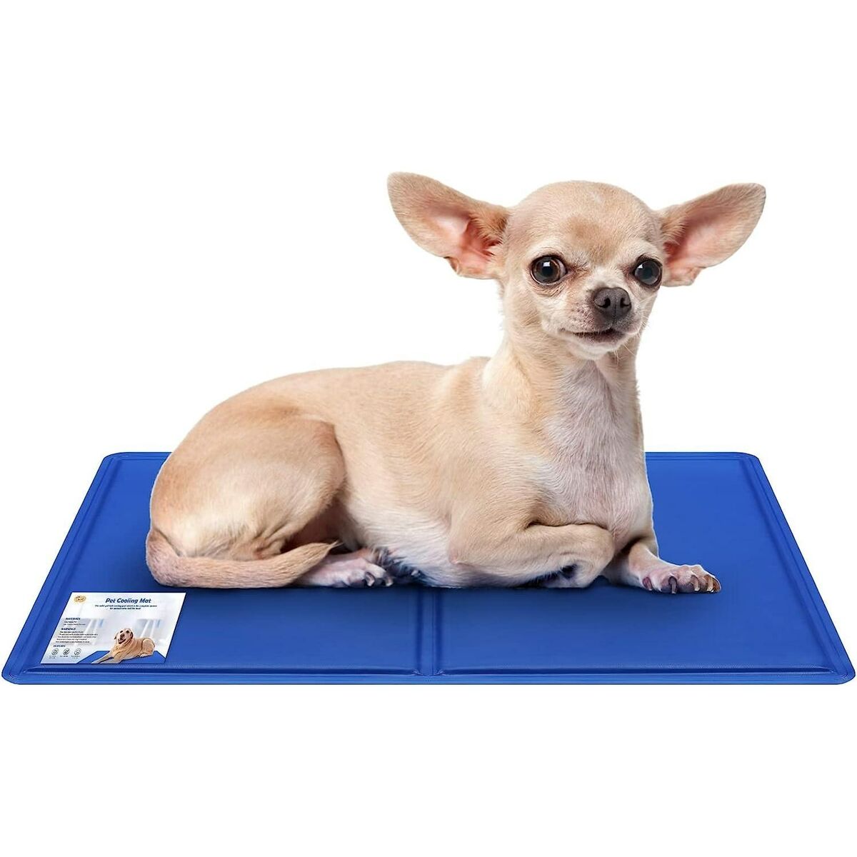 Tapis de Refroidissement pour Animaux de Compagnie Petitto Bleu Nylon PCV