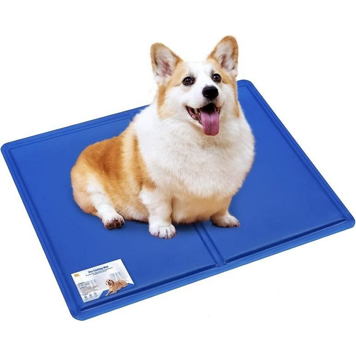 Image secondaire de Tapis de Refroidissement pour Animaux de Compagnie Petitto Bleu Nylon PCV