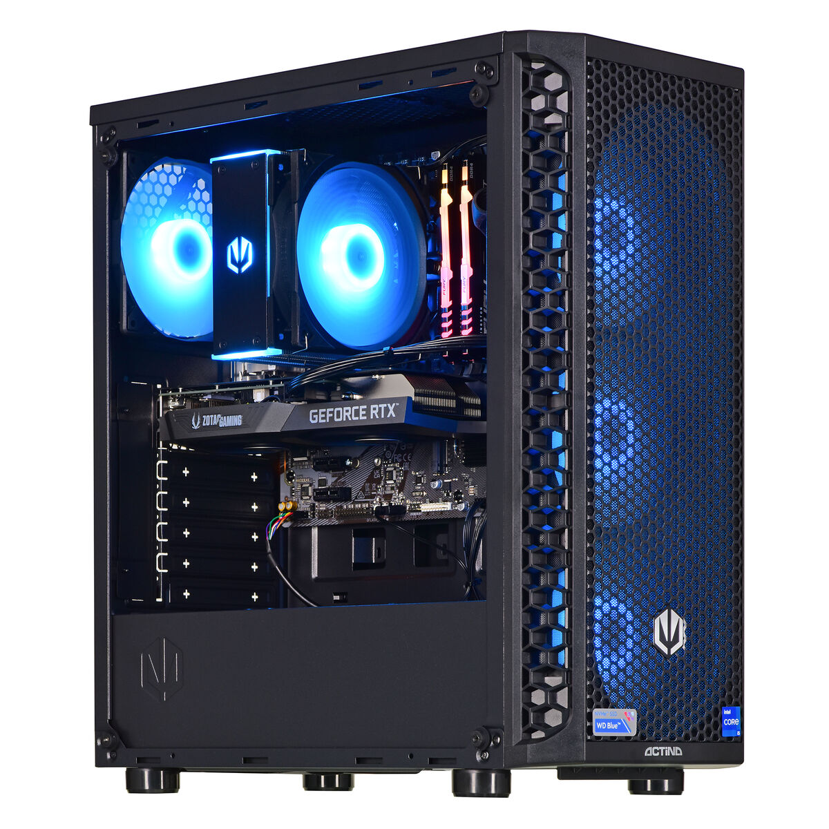 Afbeeldingen van Desktop PC Actina 5901443329268 GeForce RTX 3060 16 GB RAM AMD Ryzen 5 5600U 1 TB SSD
