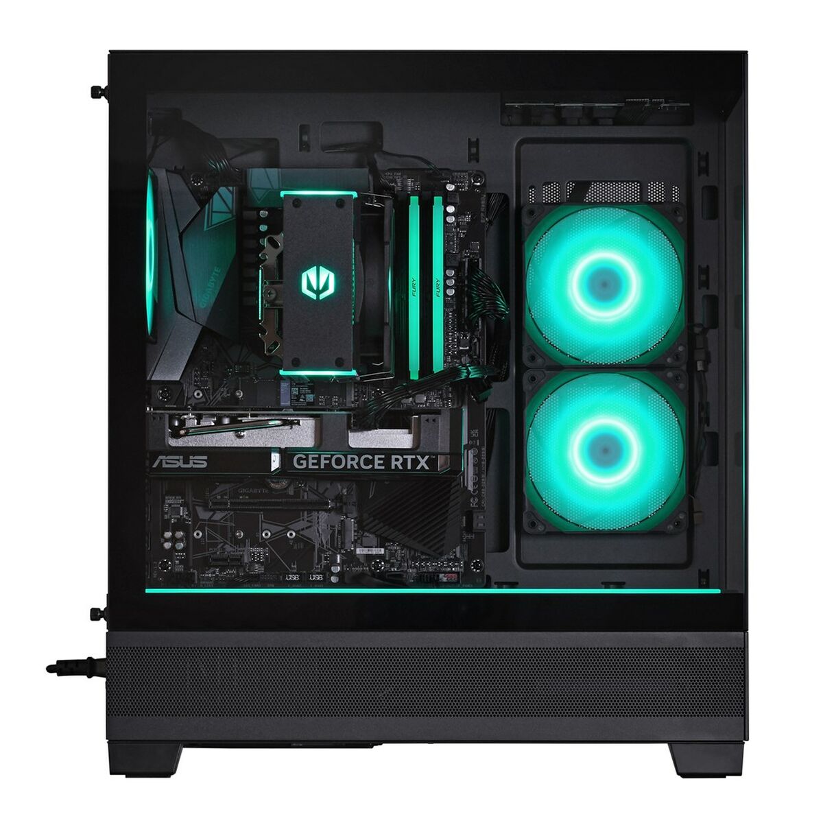 Afbeeldingen van Desktop PC Actina KOMACNGIP0015 AMD Ryzen 5 5600X 32 GB RAM 1 TB SSD AMD Radeon RX 6600