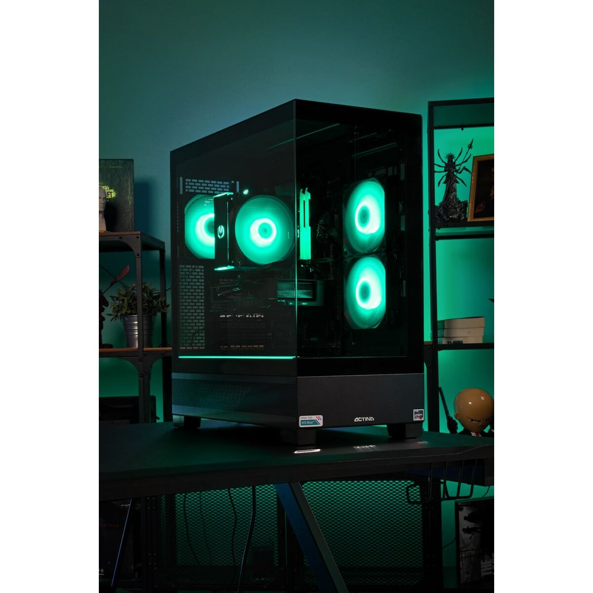 Afbeeldingen van Desktop PC Actina KOMACNGIP0015 AMD Ryzen 5 5600X 32 GB RAM 1 TB SSD AMD Radeon RX 6600