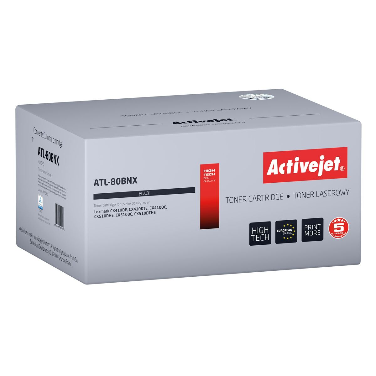 Toner Activejet ATL-80BNX Noir