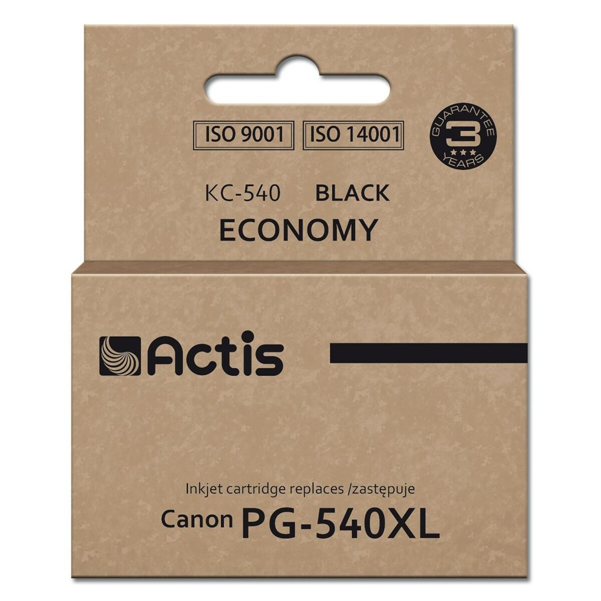 Cartouche d'Encre Compatible Actis KC-540 Noir
